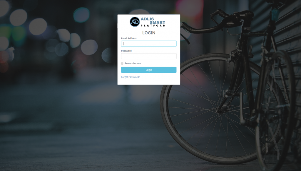 Add full size admin login background image