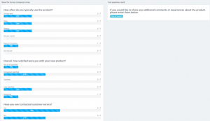 survey results view